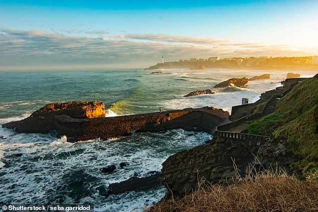 The Biarritz coastline, where surf camps run throughout the summer season, leaving some local residents unhappy