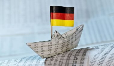 Sinking feeling: Germany has slumped back into 'recessionary territory' as revised figures showed it shrank by 0.3 per cent in the second quarter