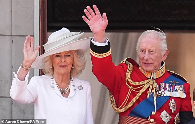 As with riding a horse at the Birthday Parade, even if nothing happened, some might call such a move foolhardy. Pictured: King Charles III and Queen Camilla at Trooping the Colour in June