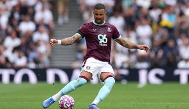 Kyle Walker is plying his trade at Burnley this season after making the move from Man City