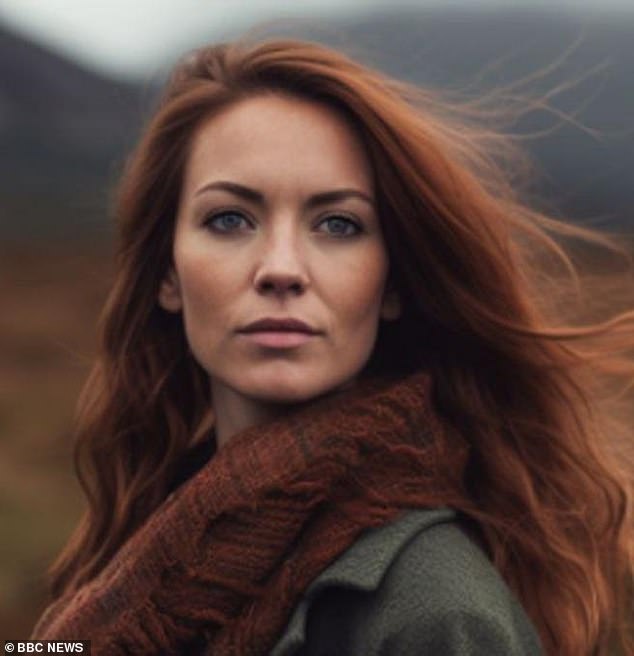 The 'AI clone' was called Iona and was based on voice data recorded by Ms Potter in 2021