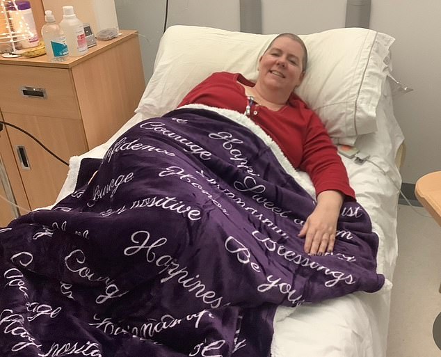 Elaine’s illness has been successfully treated and returned four times. She’s undergone chemotherapy, radiotherapy and even a stem cell transplant