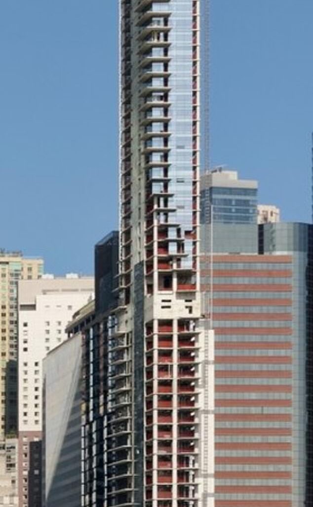 Unofficially dubbed 'The Leaning Tower of FiDi', a catastrophic high-rise near Wall Street has plagued downtown Manhattan's lucrative property market