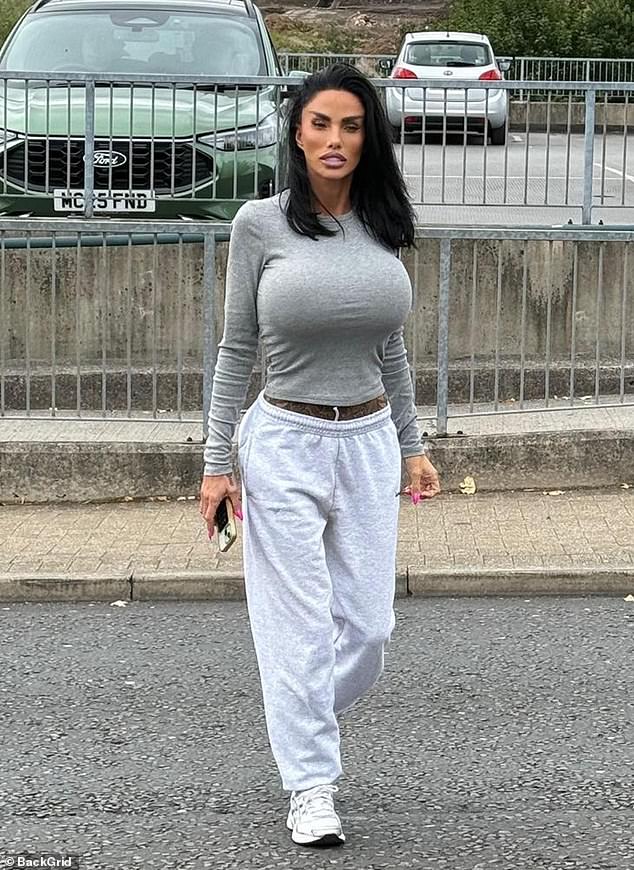 The mother-of-five is currently in the midst of an explosive feud with her exes