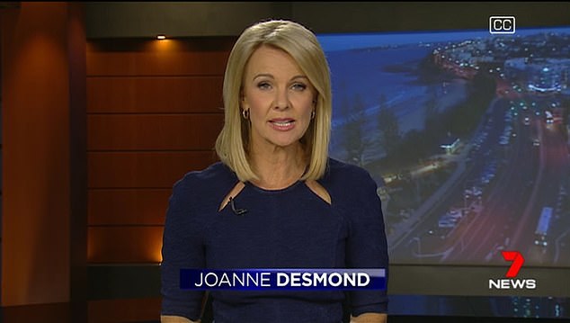Brough's chair for Seven's regional bulletins on the Sunshine Coast, including Cairns, has been taken over by Nathan Spurling and Joanne Desmond (pictured)