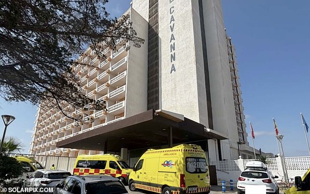 Ambulances were filmed arriving and leaving the hotel from Saturday afternoon onwards, with subsequent reports pointing to some holidaymakers being put on rehydration drips in their rooms