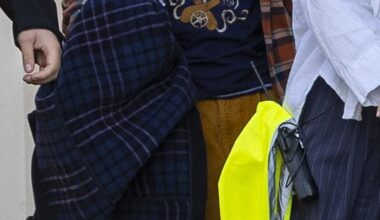 Harry Potter's Ron Weasley and his rag tag family were seen filming for the first time as the new TV series took over London King's Cross station (Alastair Stout pictured as Ron)