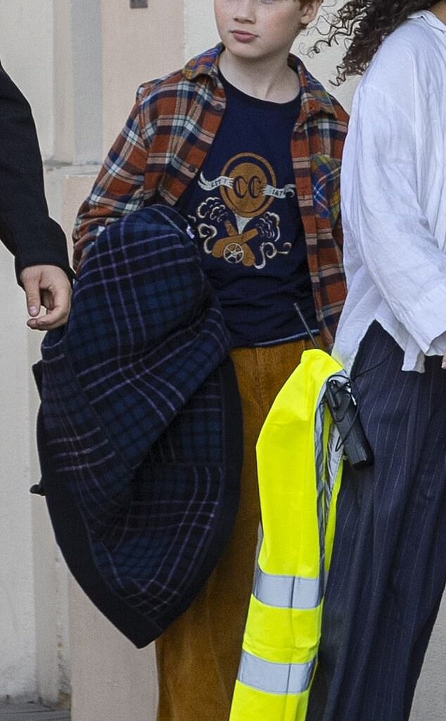 Harry Potter's Ron Weasley and his rag tag family were seen filming for the first time as the new TV series took over London King's Cross station (Alastair Stout pictured as Ron)