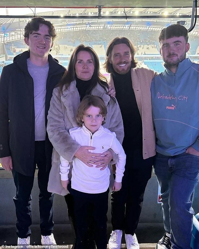 Clare has two sons from a previous relationship, and a son called Frankie with Fleetwood