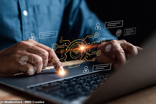 Chatbot users are being tricked into thinking artificial intelligence services are their friends, an expert has warned (file image)