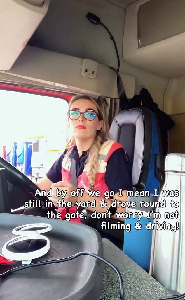 A controversial Big Brother star has shocked fans by revealing she's ditched her reality and modelling star career to become a truck driver
