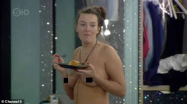 During her time in the house, the former glamour model shocked fans by regularly walking around stark naked, forcing bosses to issue a disclaimer on the full frontal nudity to viewers