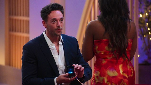 Ben was not Nicole's first choice of potential spouse. That honour went to Sam Klein (pictured) whose proposal she accepted but quickly regretted once they met