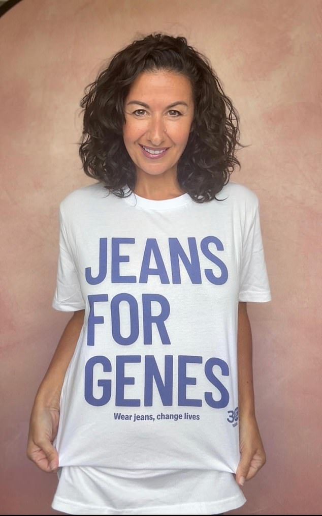 Each September, it has become a pop culture moment, uniting celebrities, schools, and workplaces across the country to wear denim and donate (pictured Hayley Tamaddon)