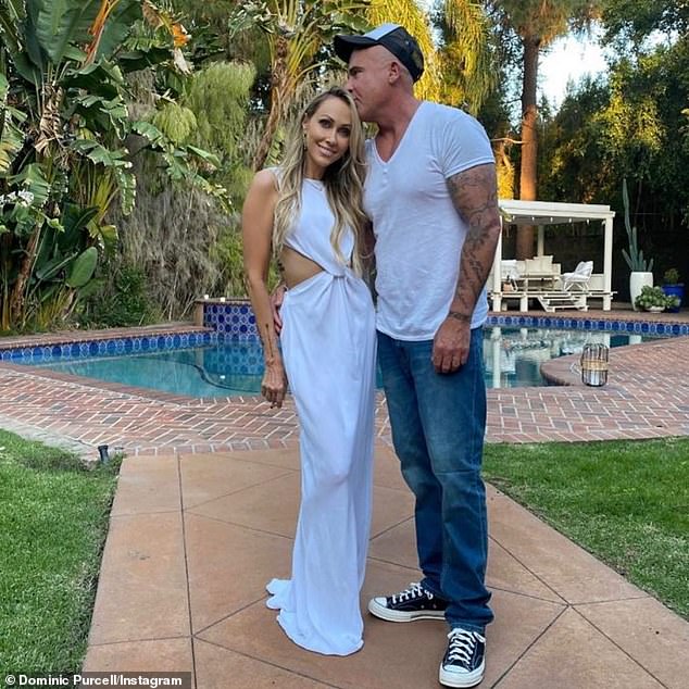 Dominic began dating Tish, 58, in July 2022 and they got married the following year