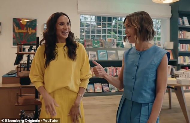 The Duchess of Sussex , 44, opened up about her night time guilty pleasure during an interview on The Circuit with Bloomberg's Emily Chang yesterday