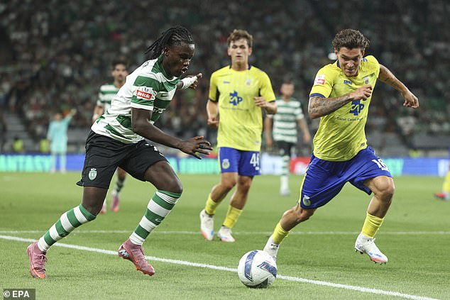 Future signing, Geovany Quenda (left), is the third Chelsea player in the top 10 list by CIES