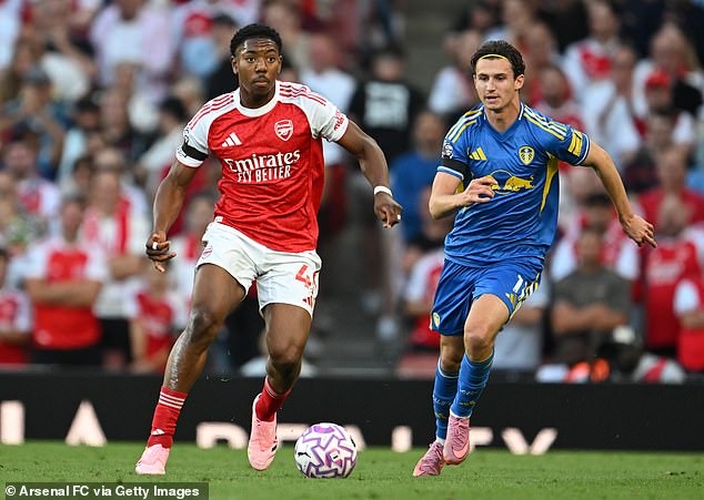 Myles Lewis-Skelly is the only Englishman in the top 10, with the Arsenal starlet in joint seventh