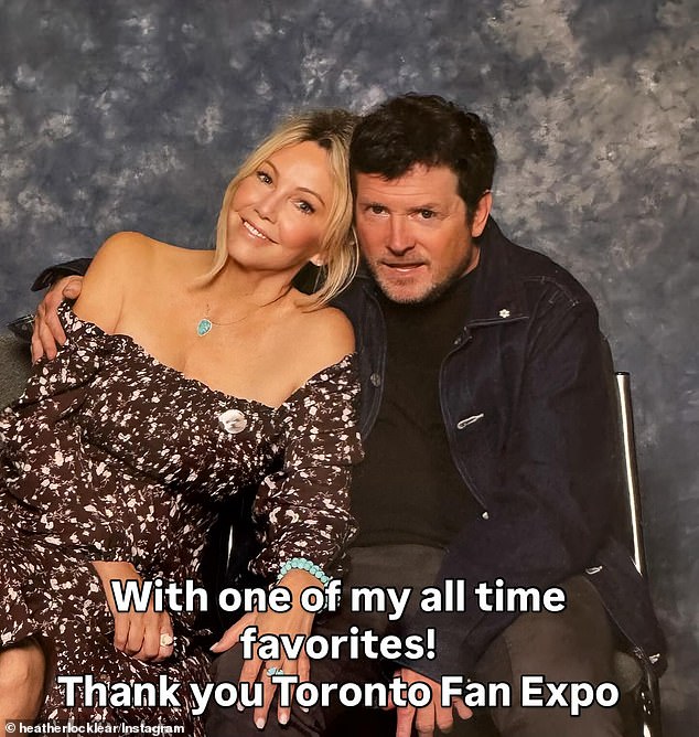 Fans of the late ¿90s sitcom Spin City got a major treat over the weekend when two of its biggest stars, Heather Locklear and Michael J. Fox, reunited at Toronto's Fan Expo