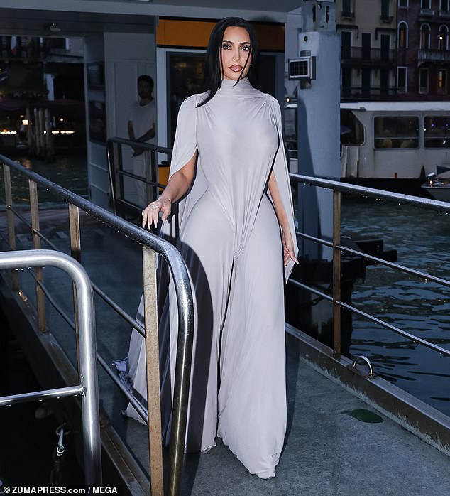 Kim Kardashian stepped out in a very unusual outfit that looks like it was beamed down from another planet. Or at least a decent sci-fi movie
