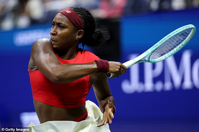 Guaff has struggled through the first two rounds of the Grand Slam at Flushing Meadows
