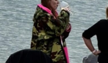 For the past week, following her much-publicised appearance on the beach in Hove – wrapped in a £175 pink camo Dryrobe, sipping a glass of chilled wine on the pebbles (pictured) and vaping in a kayak – Angela Rayner has kept an unusually low profile