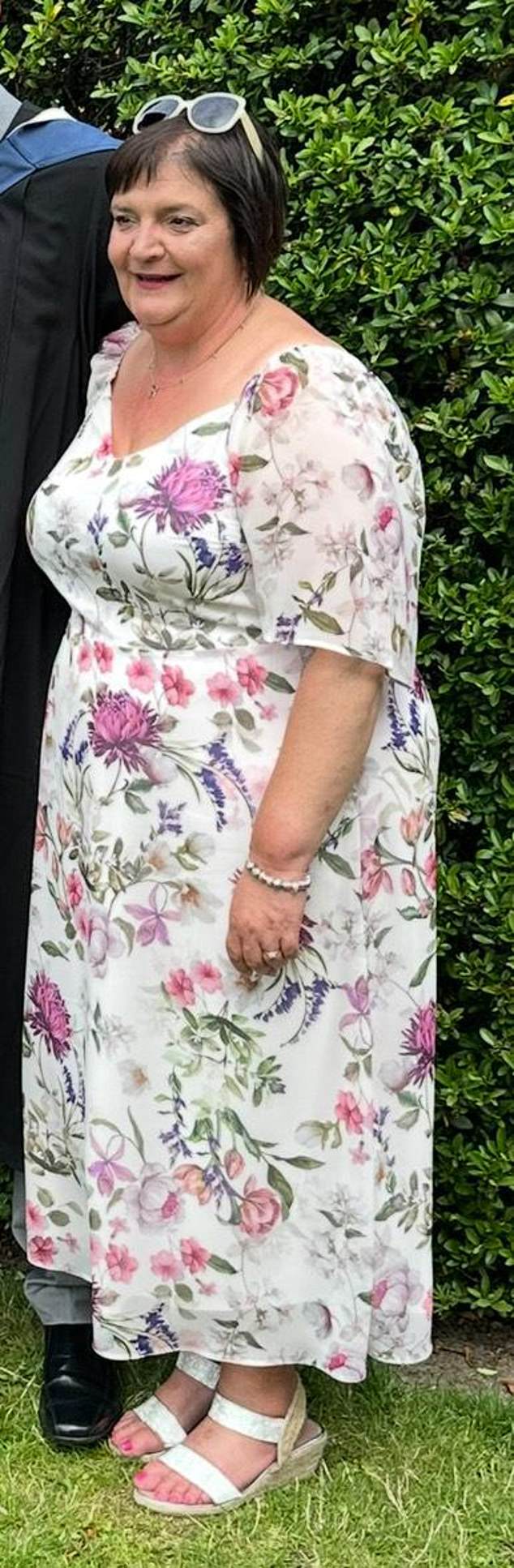 After a lifelong battle with her weight which saw her try countless diets and fasting regimes Julia Dore, 51, began paying privately for weight-loss jabs in March