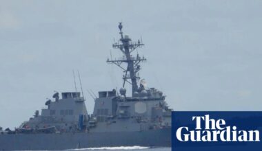 US warships patrol South China Sea after two Chinese ships collide | World news