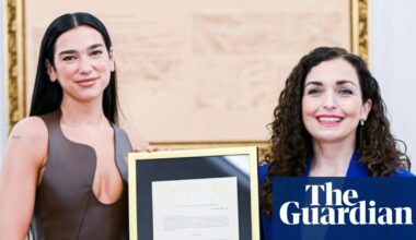 Dua Lipa ‘feeling grateful’ after Kosovan president grants her citizenship | Dua Lipa