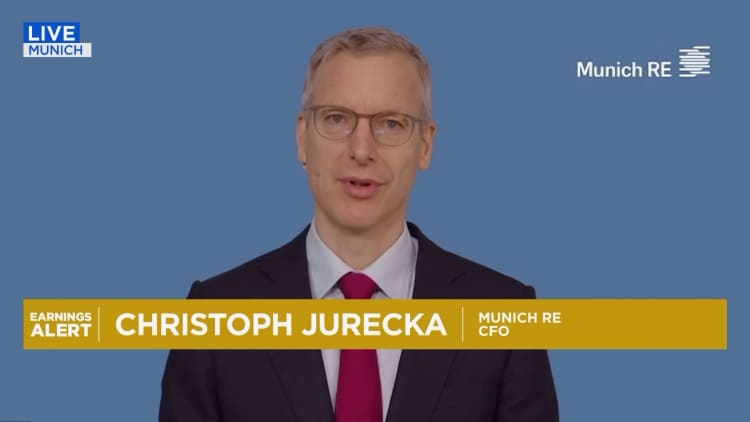 'Upward trend' of losses from natural disasters, says Munich Re CFO