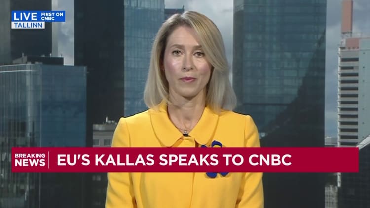Watch CNBC’s full interview with the EU's top diplomat Kaja Kallas