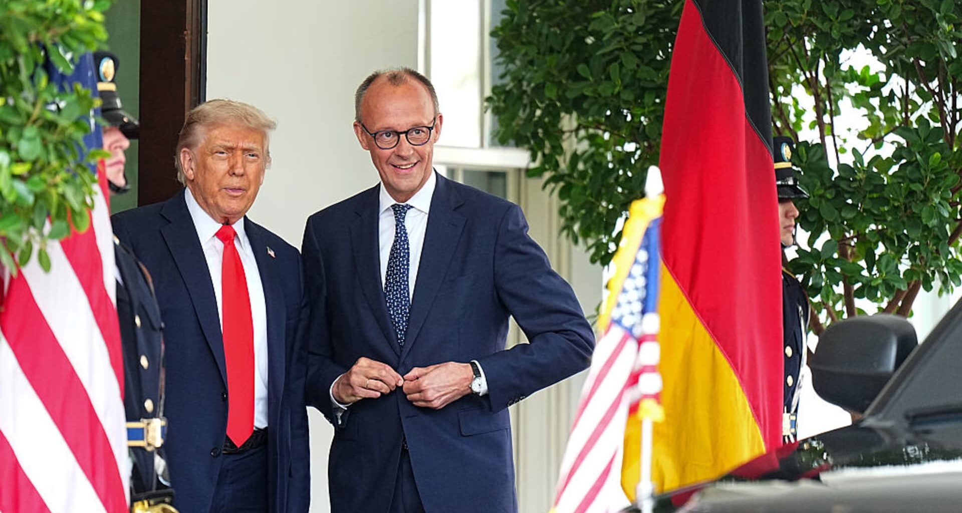 Germany's Merz strikes sharp tone with Europe as he cozies up to Trump
