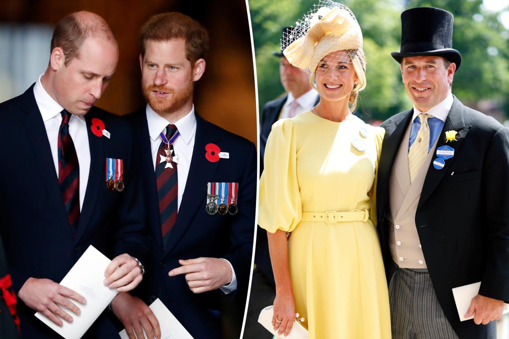 Prince Harry, William set for family reunion at cousin's wedding: report