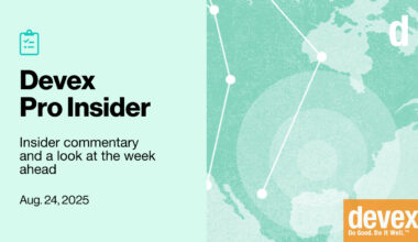 Devex Pro Insider: Pro Week is here, and the most British protest arrest ever