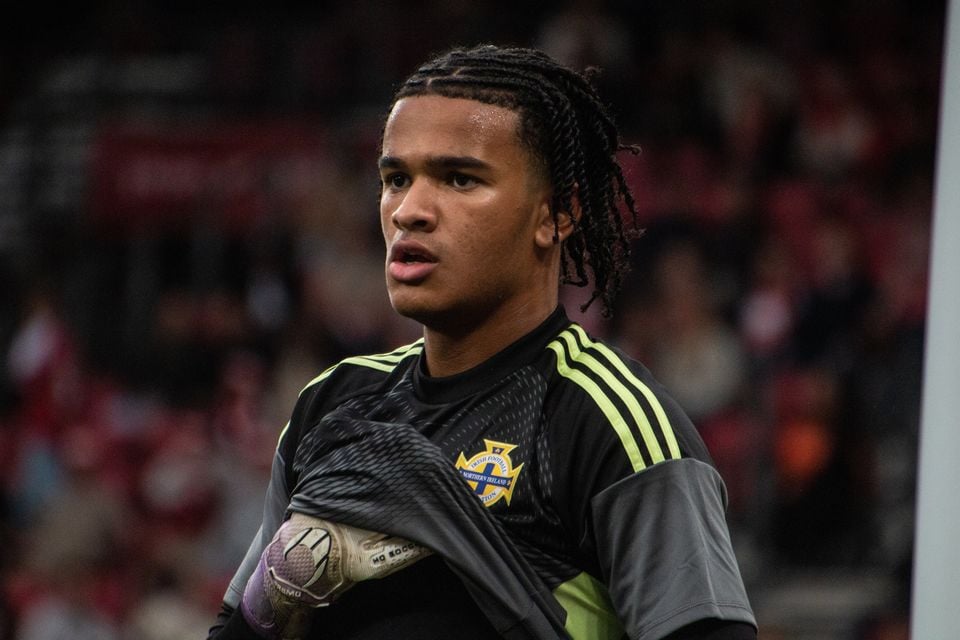 Northern Ireland goalkeeper Pierce Charles will miss the games against Luxembourg and Germany