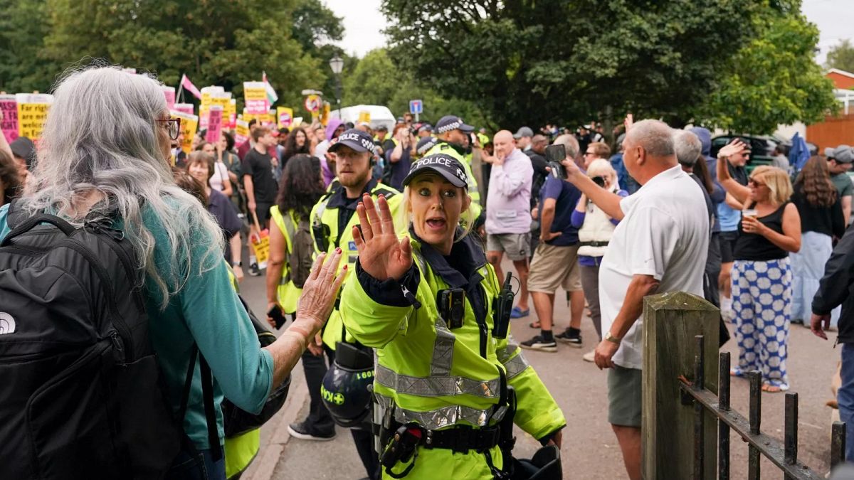 Officials win court case to remove migrants from UK hotel that's been focus of protests