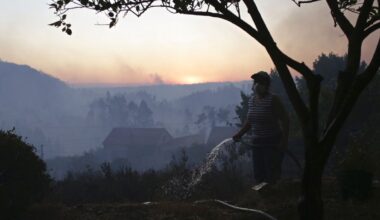 Atmospheric ozone levels exceed safety threshold in northern Portugal triggering health alert