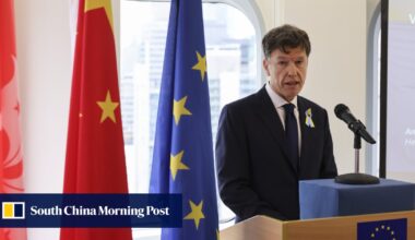 Top EU envoy in Hong Kong says alleged Russian transshipments a ‘major concern’