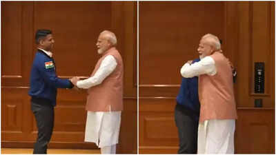 PM Modi meets Shubhanshu Shukla; astronaut shows Earth photos clicked from ISS, gifts Axiom-4 mission patch