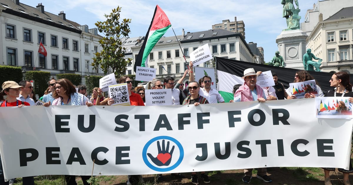 EU staff revolt over Gaza stance – POLITICO