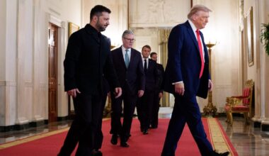 5 oddest moments from European leaders’ trip to see Trump – POLITICO