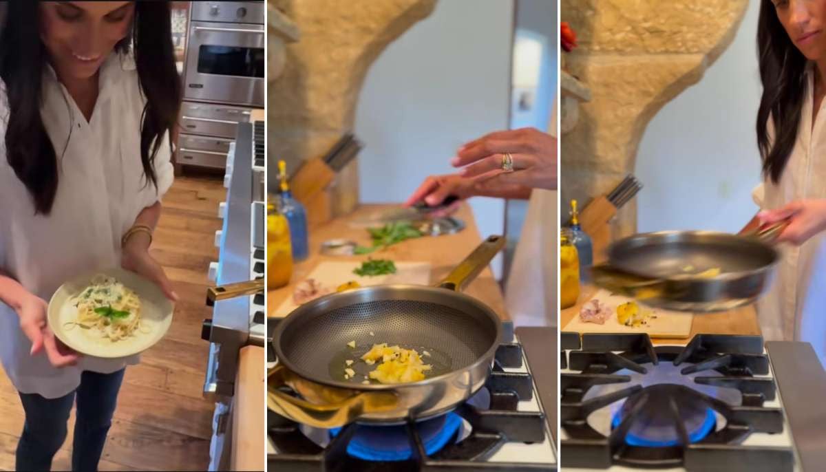 Meghan Markle teases she's 'cooking up more than pasta' in new recipe video
