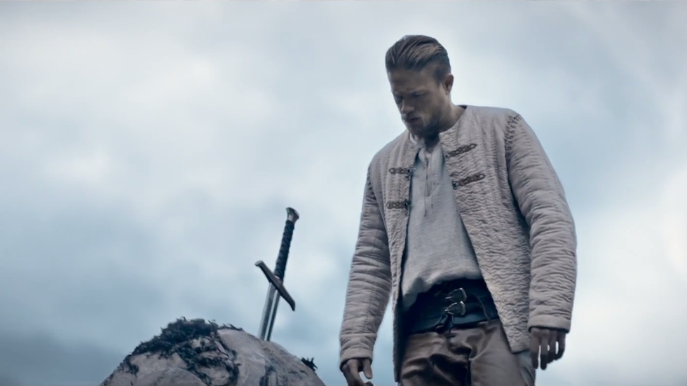A still from the first trailer of Guy Ritchie's new take on the Arthurian legend.