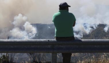 Smoke from blazing wildfires in other parts of Spain and Portugal sparks concern in Malaga province