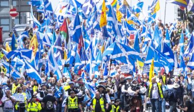See the route details for Edinburgh pro-independence march