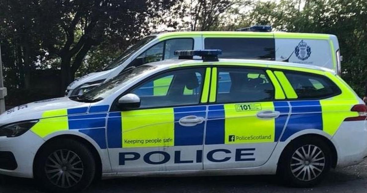 Police car smashed in Glasgow high speed stolen motor chase