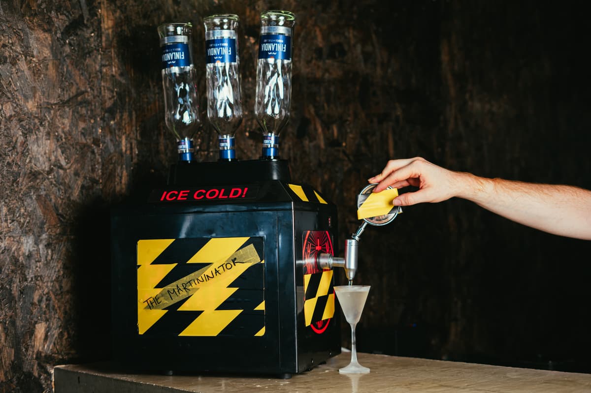 All My Gods: the new London dive bar with £8 martinis and booze-filled vending machines