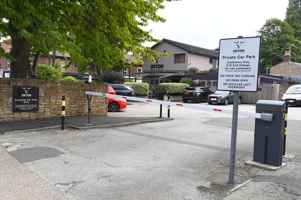 The car park at Oxton Bar & Grill