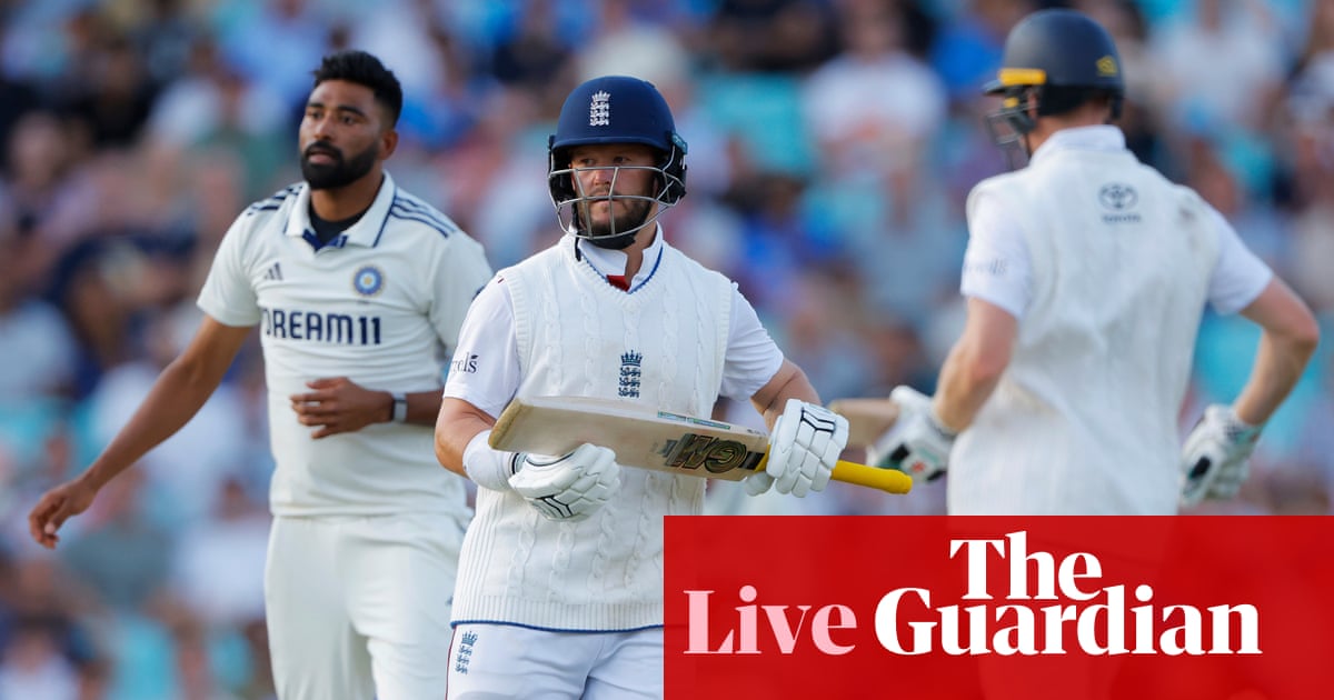 England v India: fifth men’s cricket Test, day three – as it happened | England v India 2025
