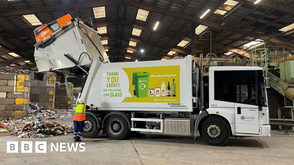 Leeds recycles 75% of glass due to green bin change